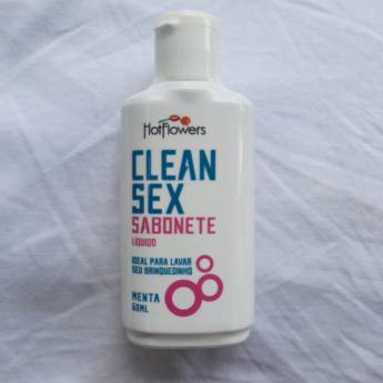 Comprar o produto de Clean Sex - Sabonete Líquido Neutro Higienizador de Toys - 60ml em Bauru, Jaú, Bariri e Região em Sabonetes em Bauru, SP por Solutudo