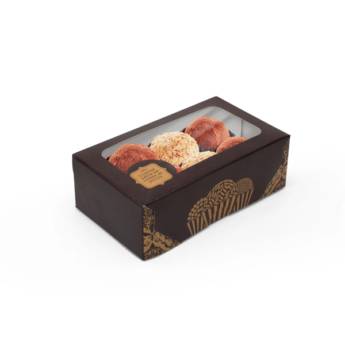 Comprar o produto de Caixa para bombom amarela pequena - 50 unidades em Caixas em Bauru, SP por Solutudo