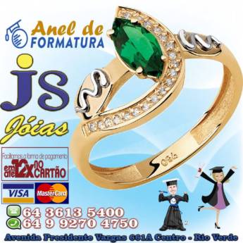 Comprar o produto de Anel de formatura em Semi Joias em Rio Verde, GO por Solutudo