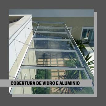 Comprar o produto de Cobertura de Aluminio e Vidro  em Vidraçaria em Botucatu, SP por Solutudo
