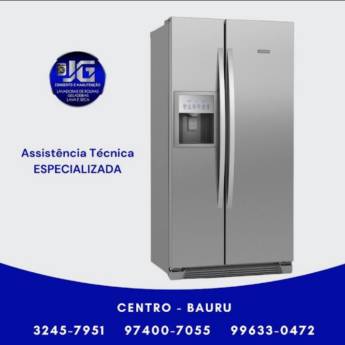 Comprar o produto de Empresa que conserta Geladeira em Bauru em Geladeiras e Freezers pela empresa JG Peças, Consertos e Manutenção de Geladeiras e Máquina de Lavar  em Bauru, SP por Solutudo