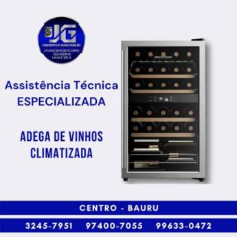 Comprar o produto de Empresa que conserta Adega de Vinhos Climatizada em Bauru e Região em Adegas Climatizadas pela empresa JG Peças, Consertos e Manutenção de Geladeiras e Máquina de Lavar  em Bauru, SP por Solutudo