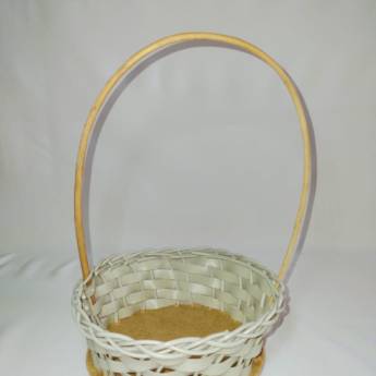 Comprar o produto de Cesta redonda em fibra sintética em Cestas em Riacho das Almas, PE por Solutudo