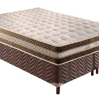 Comprar o produto de Cama box + Colchão de Molas Pocket Ensacadas La Confort Clean em Colchões em Botucatu, SP por Solutudo