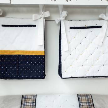 Comprar o produto de Conjunto de Porta Fraldas e Porta Treco com Trocador Anatômico em Cama, Mesa e Banho em Viçosa, MG por Solutudo