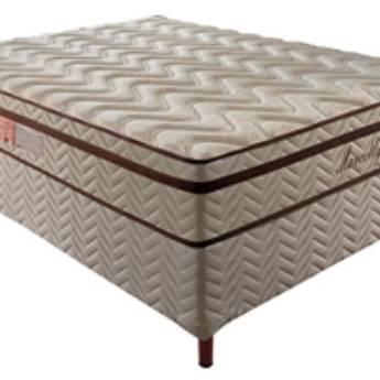 Comprar o produto de Cama box + Colchão Paropas de Molas Pocket Ensacadas Marcelly Ibiza Clean em Colchões em Botucatu, SP por Solutudo