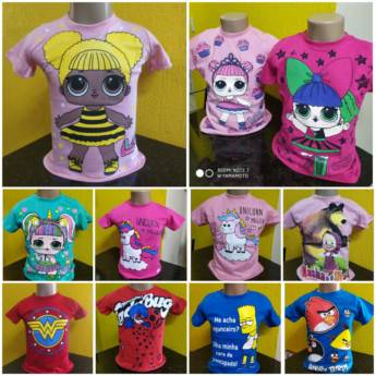 Comprar o produto de Camisa Infantil Personagens - Bauru em Camisas em Botucatu, SP por Solutudo