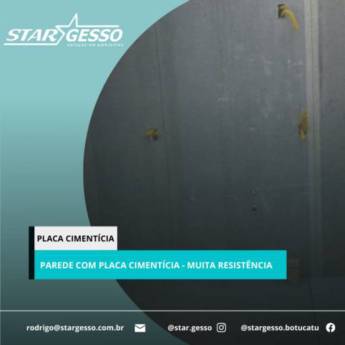 Comprar o produto de PLACA CIMENTÍCIA em Gesso em Conchas, SP por Solutudo