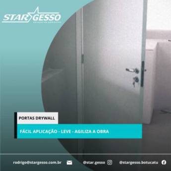 Comprar o produto de PORTAS EM DRYWALL em Gesso em Conchas, SP por Solutudo