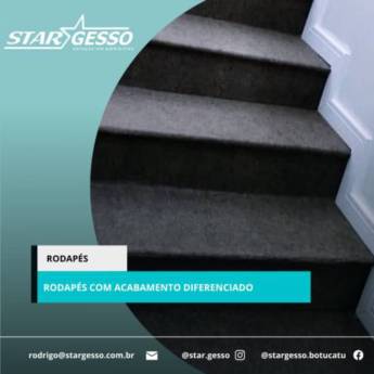 Comprar o produto de RODAPÉS em Gesso em Conchas, SP por Solutudo