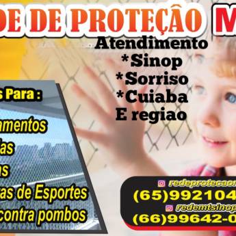 Comprar o produto de Rede e tela de proteção em Cuiabá em Redes de Proteção e Contra Mosquitos em Sinop, MT por Solutudo