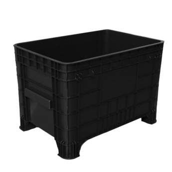 Comprar o produto de Caixa Plástica 372 Litros sem Tampa Preto Direto da Fábrica em Caixas Plásticas em Bauru, SP por Solutudo