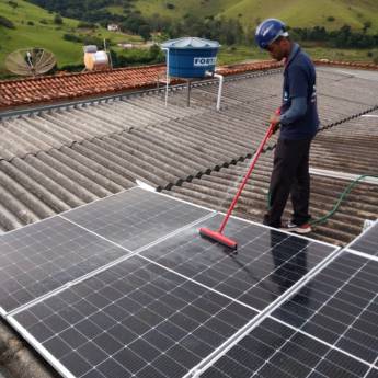 Comprar o produto de Limpeza de Placa Solar em Itajubá, MG - Cliente Maria Elena em Energia Solar em Pouso Alegre, MG por Solutudo