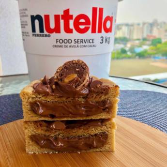 Comprar o produto de Mini Torta Cookie Nutella em Bauru  em Doces em Bauru, SP por Solutudo