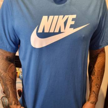 Comprar o produto de Camiseta Nike Azul em Camisetas em Bauru, SP por Solutudo