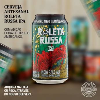 Comprar o produto de Cerveja Artesanal Roleta Russa IPA em Cervejas em Aracaju, SE por Solutudo