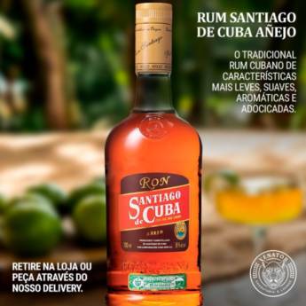 Comprar o produto de Rum Santiago de Cuba em Bebidas Alcoólicas  em Aracaju, SE por Solutudo