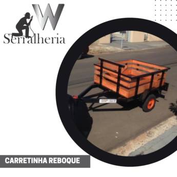 Comprar o produto de CARRETINHA REBOQUE em Serralherias - Estruturas em Botucatu, SP por Solutudo