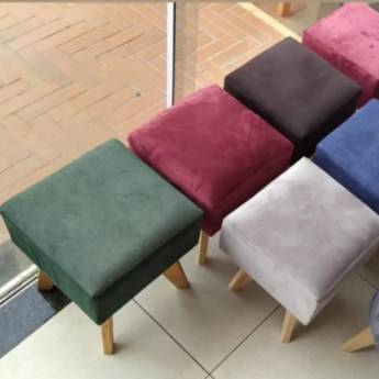 Comprar o produto de Puffs Estofados Quadrado em Bauru em Puffs em Bauru, SP por Solutudo