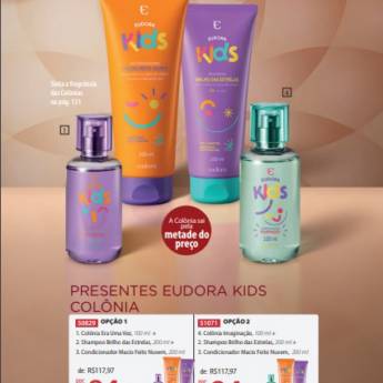 Comprar o produto de Presentes Eudora Kids Colônia em Bauru  em Perfumes e Fragrâncias em Bauru, SP por Solutudo