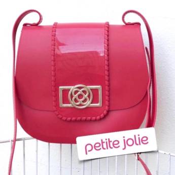 Comprar o produto de Bolsa Petite Jolie Flap Detalhe Verniz Alça Transversal Saddle Bag Feminina - Vermelho em Bolsas em Bauru, SP por Solutudo