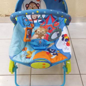 Comprar o produto de Cadeira de descanso de bebê vibra e toca em Bauru em Cadeiras para Bebês em Bauru, SP por Solutudo