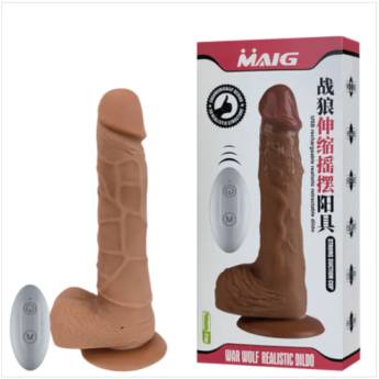 Comprar o produto de Prótese Realística 20cm com 7 Modos de Vibração e Função Sobe e Desce em Sex Shop em Salvador, BA por Solutudo