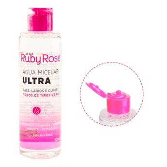 Comprar o produto de Água Micelar Ultra 200ml – Ruby Rose por apenas R$18.99 em Cuidados com o Rosto em Divinópolis, MG por Solutudo
