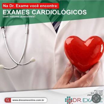 Comprar o produto de Exames Cardiológicos em Exames  em Vitória da Conquista, BA por Solutudo
