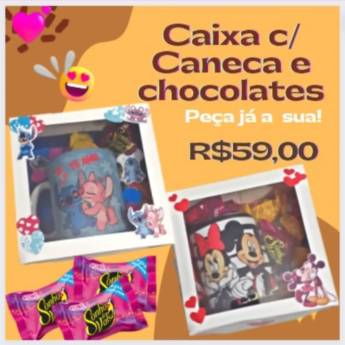 Comprar o produto de Caixa com Caneca e Chocolates em Ovo de Páscoa em Belém, PA por Solutudo