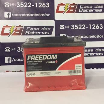Comprar o produto de Bateria Estacionária Freedom DF700 em Baterias pela empresa Casa das Baterias em Foz do Iguaçu, PR por Solutudo