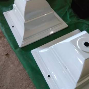 Comprar o produto de Pintura de Luminária externa Branco brilhante em Pintura em Foz do Iguaçu, PR por Solutudo