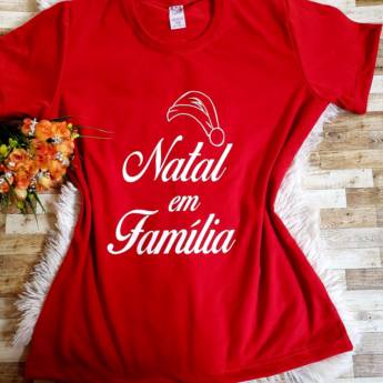 Comprar o produto de Camiseta personalizada para o Natal em Bauru em Camisetas em Bauru, SP por Solutudo