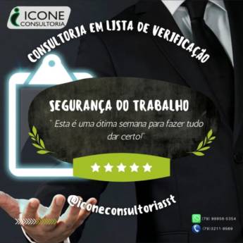 Comprar o produto de Consultoria em Lista de Verificação Segurança do Trabalho em Consultoria em Aracaju, SE por Solutudo
