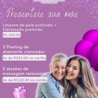 Comprar produto Presente dia das mães - Dermoestética  em Beleza e Cuidado Pessoal pela empresa Dermoestética Facial e Corporal em Foz do Iguaçu, PR