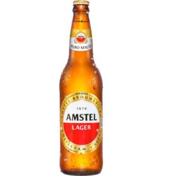Comprar o produto de Cerveja Amstel 600 ML em Refrigerantes e Cervejas em Atibaia, SP por Solutudo