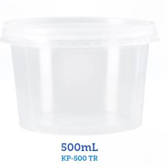 Comprar o produto de Pote Redondo 500ml Cristalcopo  c/25 un em Outras Embalagens em Jundiaí, SP por Solutudo