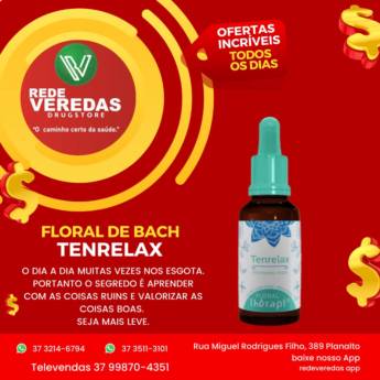 Comprar o produto de Floral de Bach Tenrelax em Florais em Divinópolis, MG por Solutudo