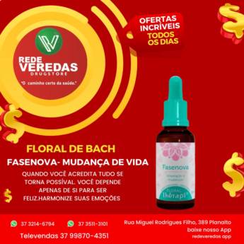 Comprar o produto de Floral de Bach Fasenova para Mudança de Vida em Florais em Divinópolis, MG por Solutudo
