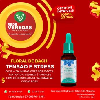 Comprar o produto de Florais de Bach para Tensão e Stress em Florais em Divinópolis, MG por Solutudo