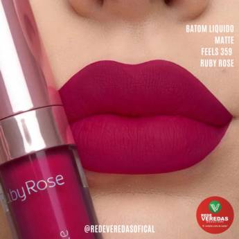 Comprar o produto de Batom Líquido Matte Feels 359 Ruby Rose em Maquiagem em Divinópolis, MG por Solutudo