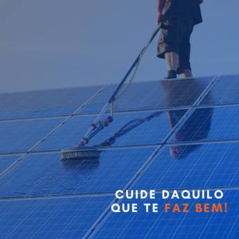 Comprar o produto de Limpeza de placa solar em Energia Solar em Jaboticabal, SP por Solutudo