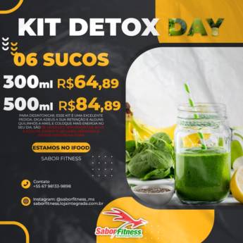 Comprar o produto de Kit Detox em Alimentação Saudável em Campo Grande, MS por Solutudo