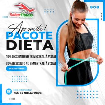 Comprar o produto de Pacote Dieta em Alimentação Saudável em Campo Grande, MS por Solutudo