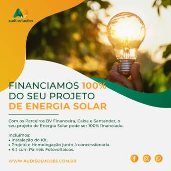 Comprar o produto de Financiamento de Energia Solar em Energia Solar em Rio Verde, GO por Solutudo