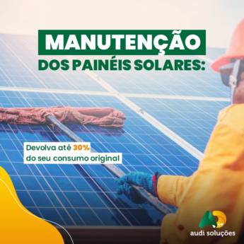 Comprar produto Manutenção de Energia Solar em Energia Solar pela empresa Audi Soluções | Energia Solar em Rio Verde, GO