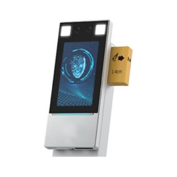 Comprar o produto de Leitor biométrico facial com detecção de temperatura – FRT 1010 em Controles de Acesso, Leitores em Jundiaí, SP por Solutudo