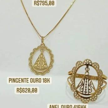 Comprar o produto de Pingente de ouro 18k em Pingentes em Foz do Iguaçu, PR por Solutudo