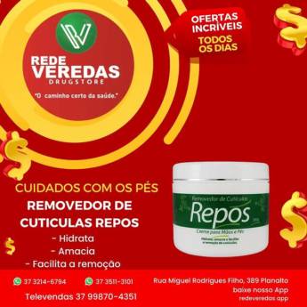 Comprar o produto de Removedor de Cutículas Repos em Acessórios para Manicure em Divinópolis, MG por Solutudo