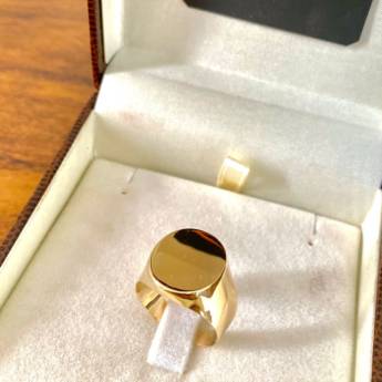 Comprar o produto de Anel dedeira Ouro 18k em Bauru em Alianças em Bauru, SP por Solutudo
